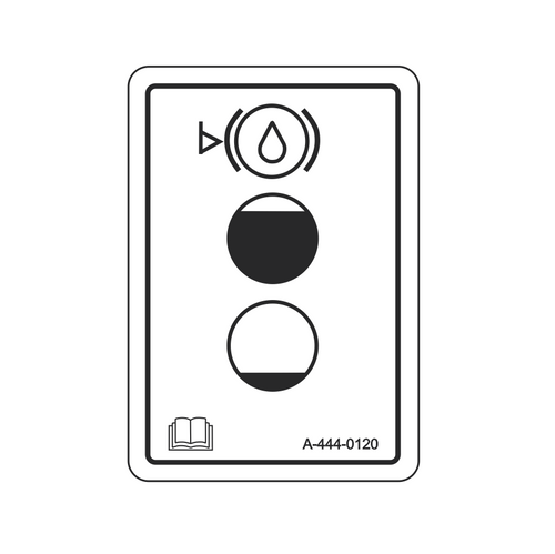 Decal for Caterpillar® | Replaces OEM # 444-0120