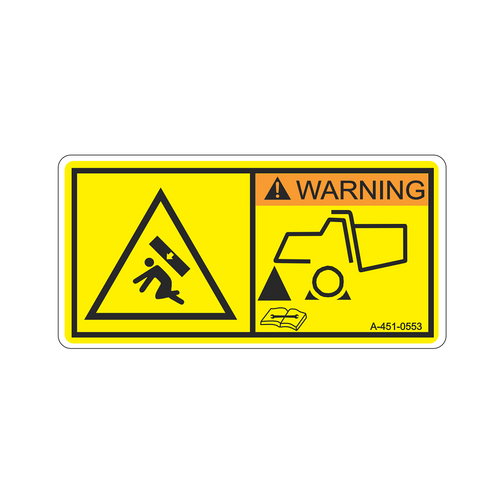 Decal for Caterpillar® | Replaces OEM # 451-0553