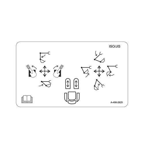 Decal for Caterpillar® | Replaces OEM # 498-2825