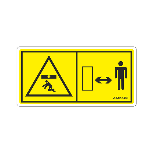 Decal for Caterpillar® | Replaces OEM # 542-1488