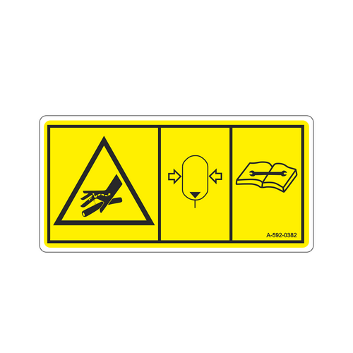 Decal for Caterpillar® | Replaces OEM # 592-0382