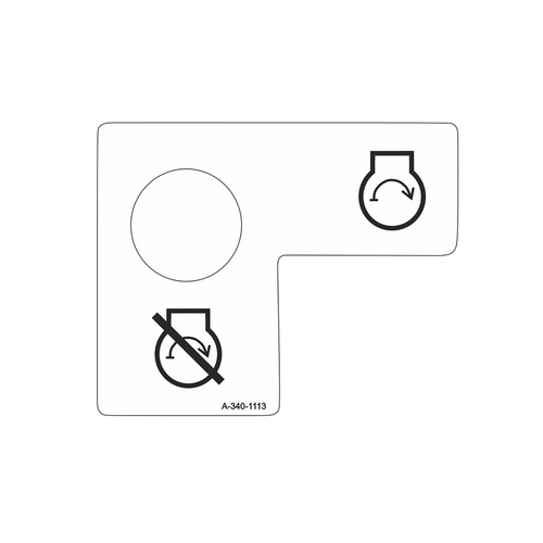Decal for Caterpillar® | Replaces OEM # 340-1113