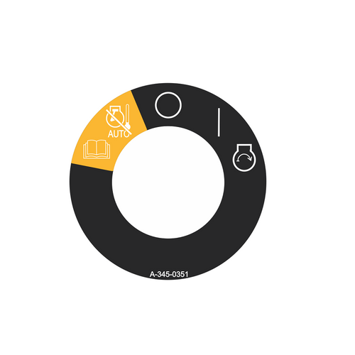 Decal for Caterpillar® | Replaces OEM # 345-0351 Decal for Caterpillar® | Replaces OEM # 345-0351