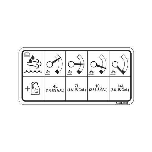 Decal for Caterpillar® | Replaces OEM # 464-9669