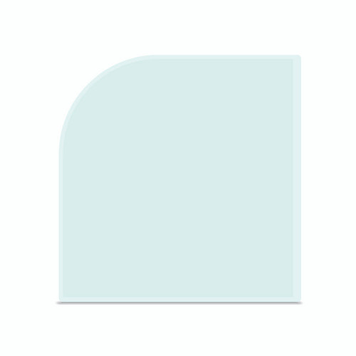 RH Polycarbonate Rear Side Window for New Holland® | Replaces OEM # 51412664