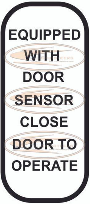 Safety Decal for Bobcat Skid Steers