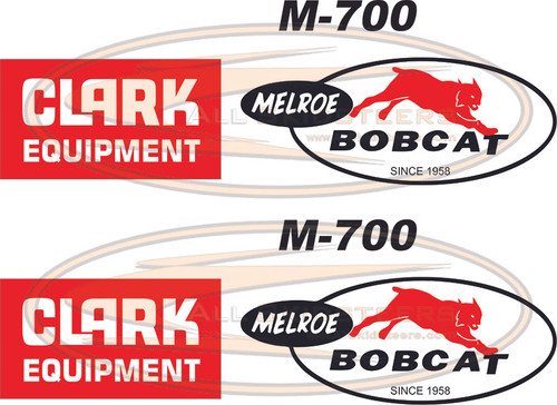 Original Look BOBCAT S175 Full Decal Sticker Set Kit For Skid Steer