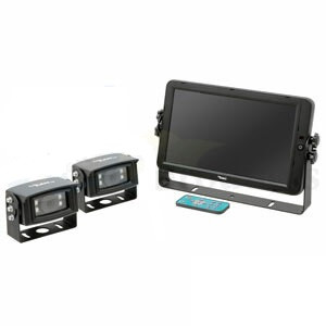 CabCAM High Definition 10" QUAD Video System, Touch Screen, (Includes 10" QUAD Monitor / 2 Camera)