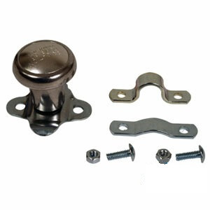 Spinner, Aluminum Steering Wheel (Polished Aluminum Knob)