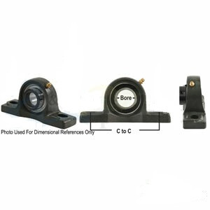 Pillow Block Assembly W/ Lock Collar Re-Lubricatable ||| A-WGPZ12-I