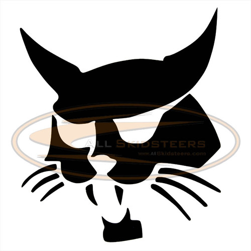 bobcat head sticker decal arm right bobcat head sticker decal arm right