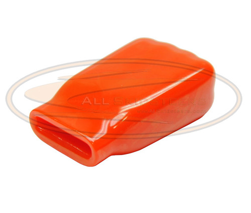 Bobcat CAP KNOB back door ORANGE RUBBER