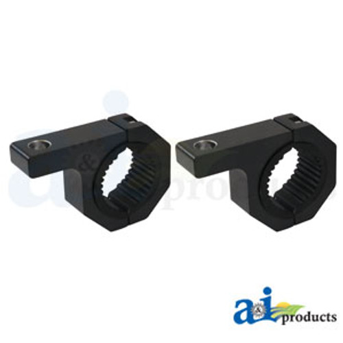 LBS200H | Light Bracket Set (2), Horizontal Bar Clamp, Cast Aluminum w/ Rubber Inserts (1", 1.50", 1.75", 2") for John Deere®