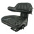 W333BL | Seat w/ Wrap Around Back w/Arms, Black Vinyl, 265 lb / 120 kg Weight Limit for John Deere®
