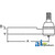 Tie Rod End (RH) for Case® || Replaces OEM # 137048A1