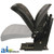 Flip-Up Seat Trapezoid Back BLK for New Holland® || Replaces OEM # TF222BL