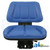 Seat w/ Trapezoid Backrest Blue Vinyl 265 lb / 120 kg Weight Limit for New Holland® || Replaces OEM # T333BU