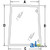 Glass, Side (LH) for New Holland® || Replaces OEM # 82029321