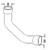 Radiator Hose, Lower for John Deere® | A-L58793