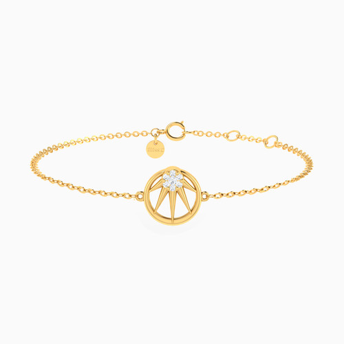 MLB612 - Circle Diamond Chain Bracelet in 18K Gold - 21047110307-1.jpg