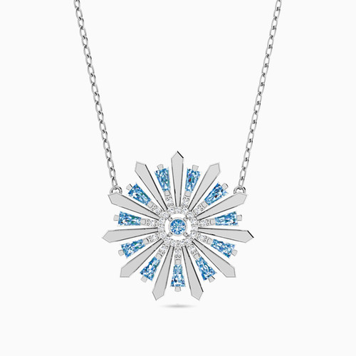 LIN360 - Flower Diamond & Colored Stones Necklace in 18K Gold - 111404250042-1.jpg