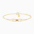 MLB448 - Rectangle Shaped Colored Stones Chain Bracelet in 18K Gold - 21047110292-1.jpg