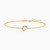 WB220 - Circle Lab Grown Diamonds & Pearl Gold Plated Chain Bracelet - MSB00895-1.jpg