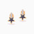 MLE198 - Star Diamonds & Blue Stone Stud Earrings in 18K Gold - E-21052-1.jpg