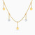 LIN356 - Circle Clear Stone Chain Necklace in 18K Gold - 111401100008-1.jpg