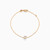 WB16 - Square Cubic Zirconia Gold Plated Chain Bracelet - 97356618-1.jpg