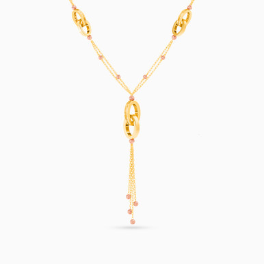 Tassel Chain Necklace in 21K Gold - 22005110466