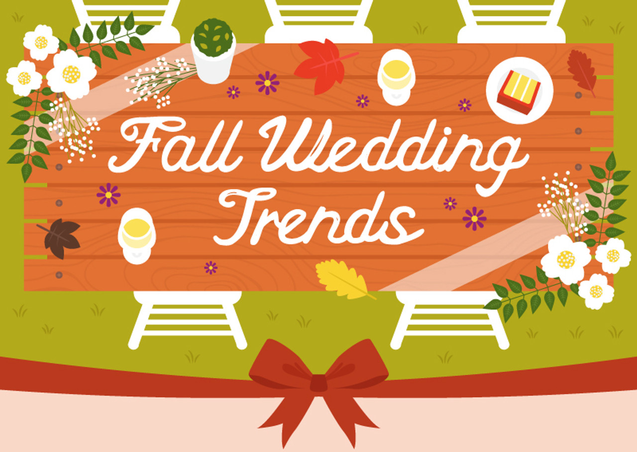 Fall Wedding Trends (Infographic)