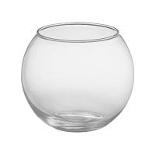 Bubble Bowl Clear 6" 12cs C697