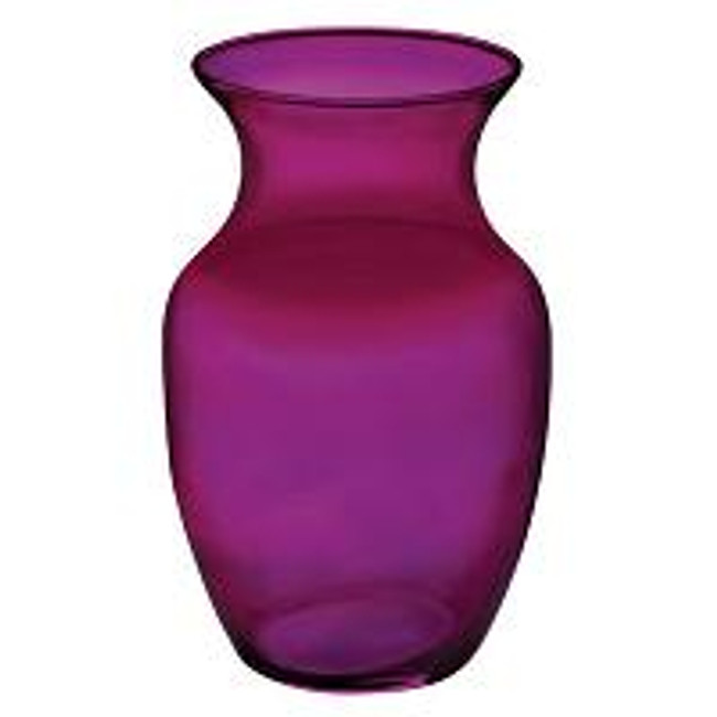 Rose Vs 8" Purple  6cs PUR999