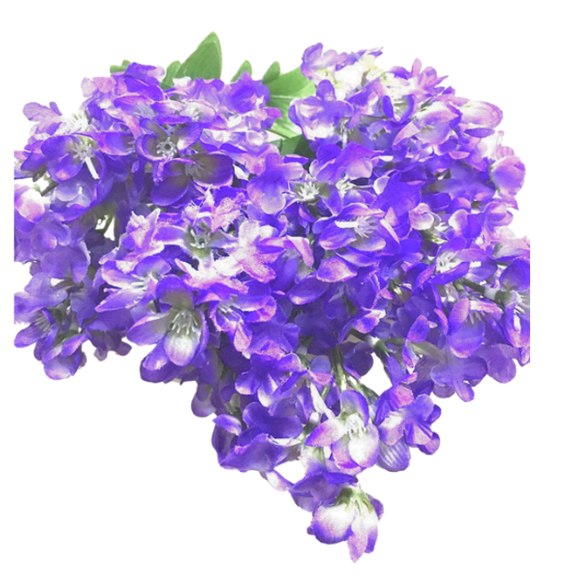 Silk lilac bush x11 purple eac