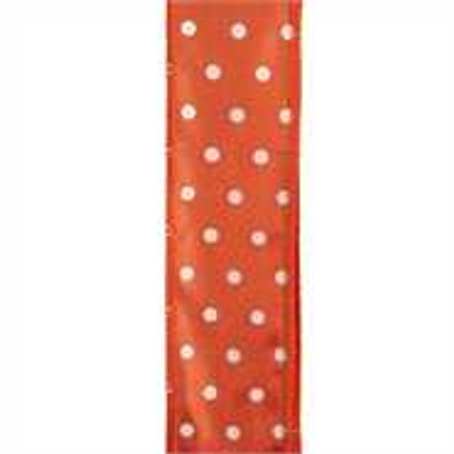 SPR #9 DWI orange w/wht dots 50yrd