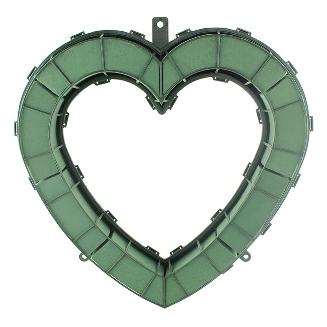 Heart open 24" plastic back 2pk