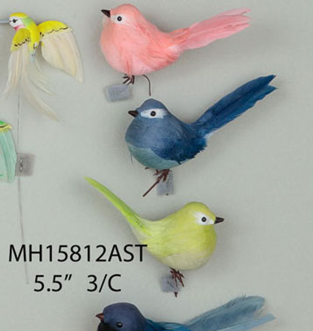 BIRD 3.5" feather/flocked 1dz/