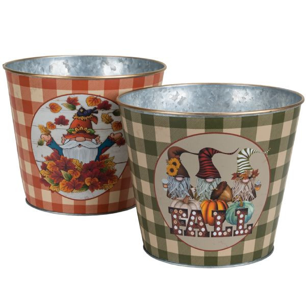 MET RND 7"x6" Fall Gnome each