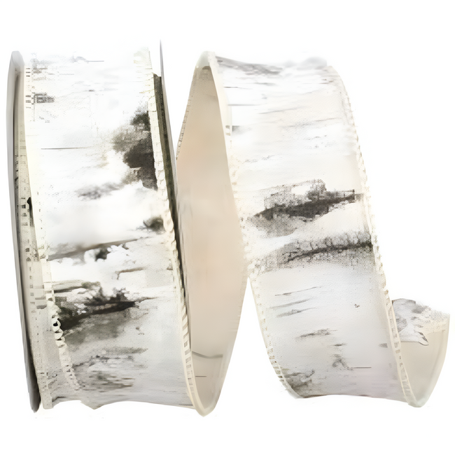 #40 birch tree canvas 10yrds