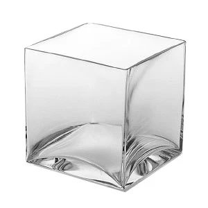 Square cube 4x4x4 clear 12cs