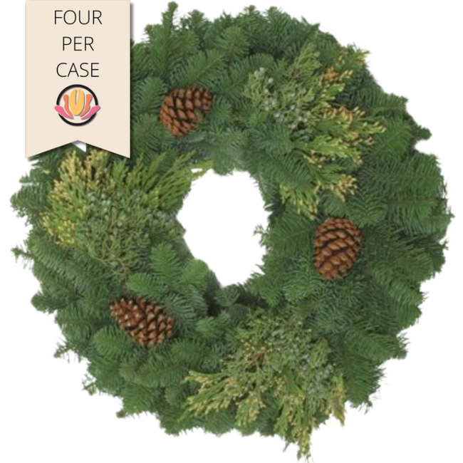 1020 Wreath Mixed 24" Ring (x 4 pack)