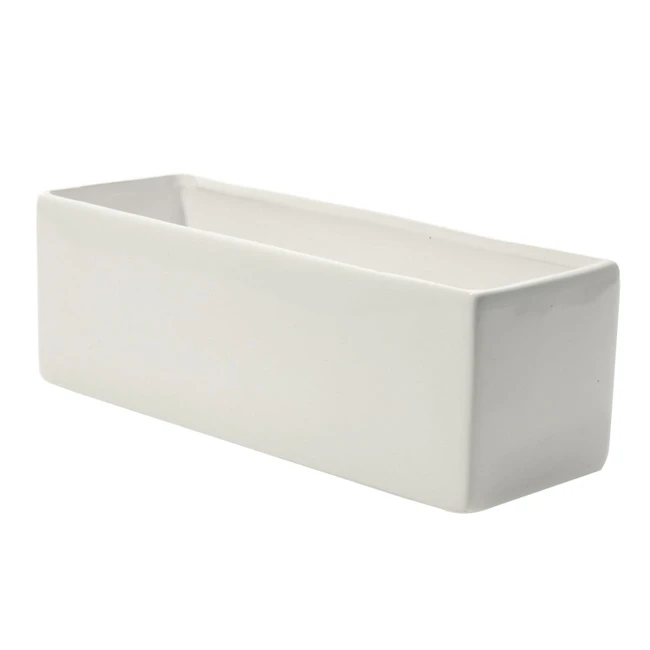Urban Planter 12"x4"x4" white