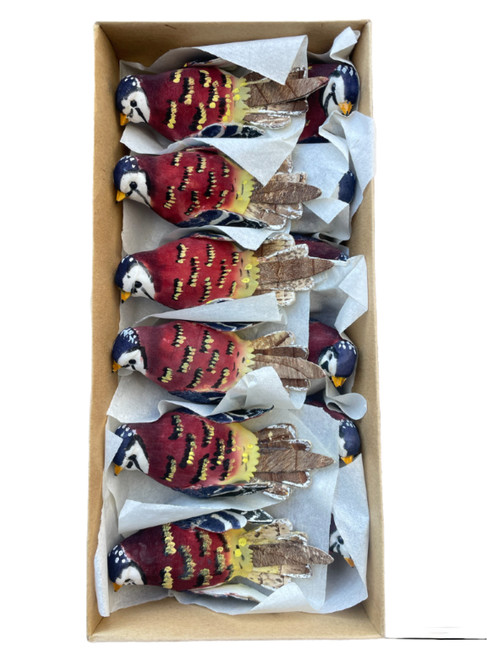 BIRD mushroom 3.75" asst 12/bx