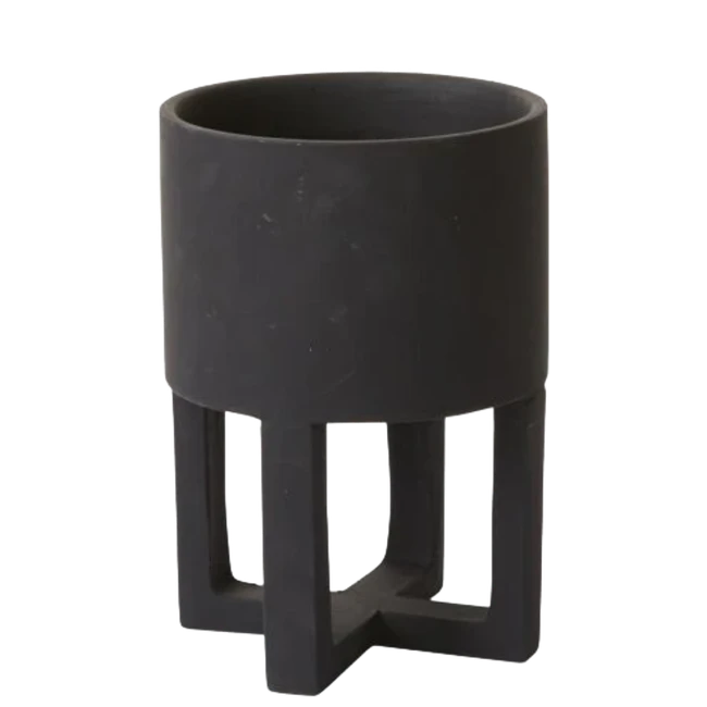 Santurce Footed Pot 5.25"x8.25