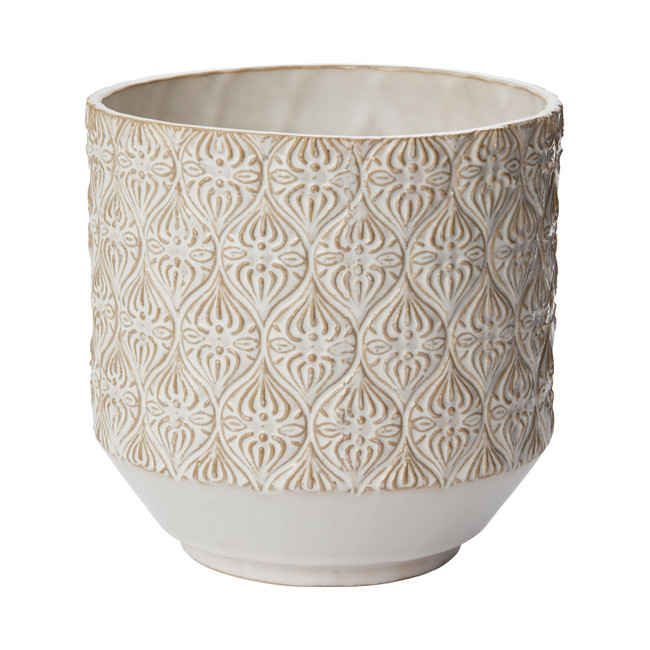 Fondant Pot 6.5"x6.75" white