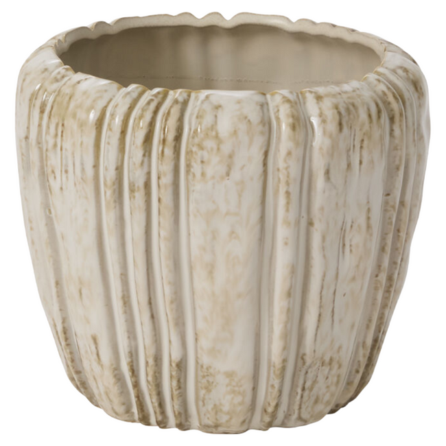 Cedric Pot 6.25"x5.5" off-whit