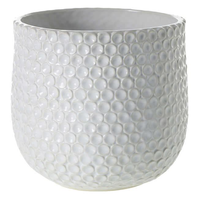 Ginny Pot 6.75"x6.5" white