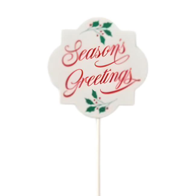 PICK 18" Season's Greetings ea