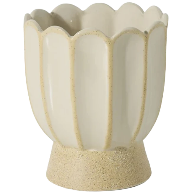 Tilly Pot 5.75"x6.5" off-white